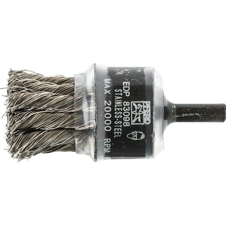 Pferd End Coat Cup Knot, .014SS Wire 83184